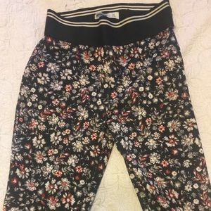 abercrombie & fitch floral leggings